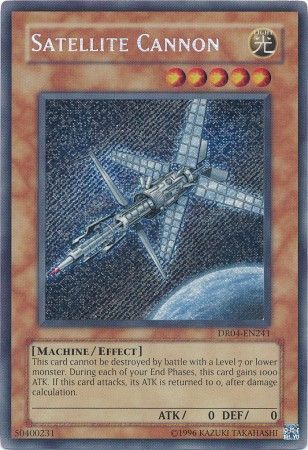 Satellite Cannon - DR04 - EN241 - Secret Rare available at 401 Games Canada