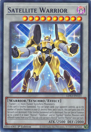 Satellite Warrior (Blue) - LDS3-EN121 - Ultra Rare - 1st Edition available at 401 Games Canada