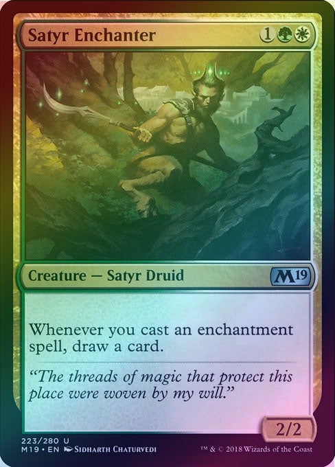 Satyr Enchanter (Foil) (M19) available at 401 Games Canada