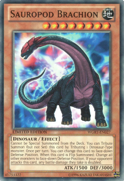Sauropod Brachion - WGRT-EN027 - Common - Limited Edition available at 401 Games Canada