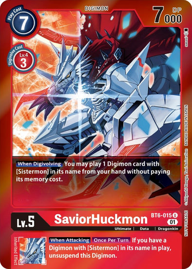 SaviorHuckmon (Event Pack 3) - BT6-015 - Uncommon available at 401 Games Canada