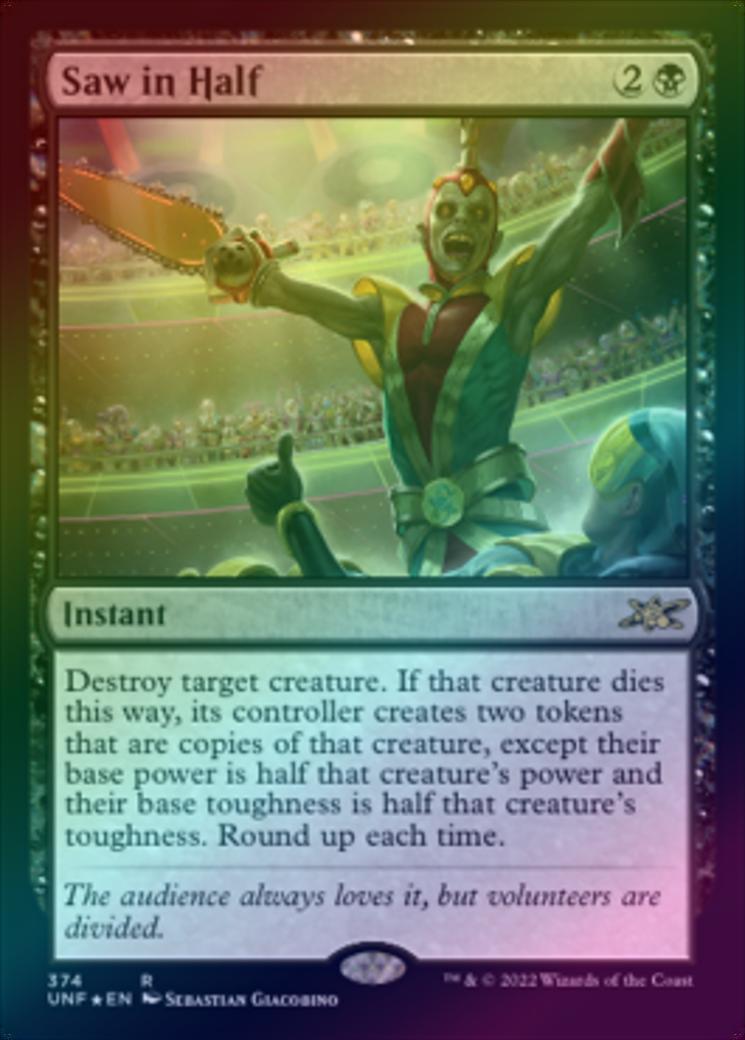 saw in half mtg card #113 Prices | Magic Bloomburrow Commander Magic: The Gathering - Choose