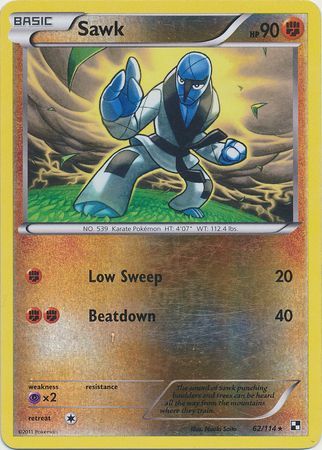 Sawk - 62/114 - Rare - Reverse Holo available at 401 Games Canada