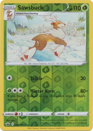 Sawsbuck - 012/198 - Rare - Reverse Holo available at 401 Games Canada