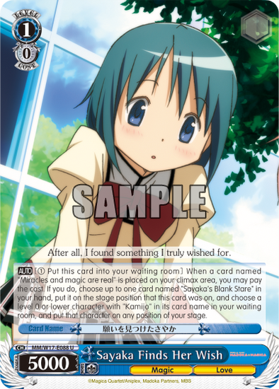 Sayaka Finds Her Wish - MM/W17-E088 - Uncommon available at 401 Games Canada