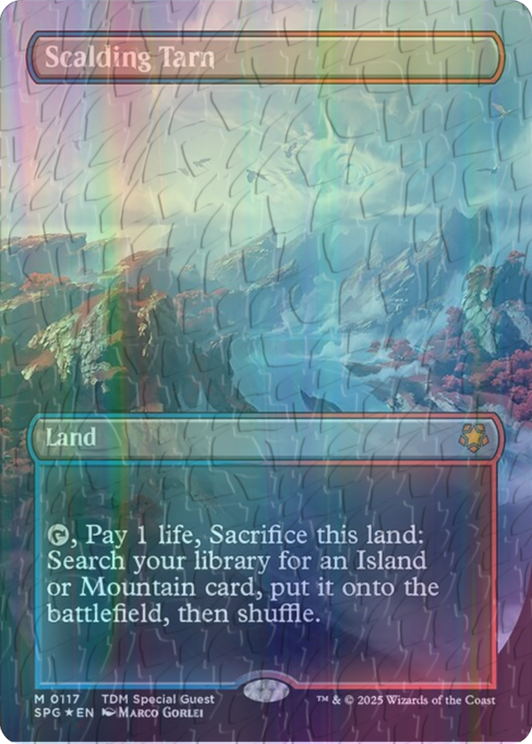 Scalding Tarn - Borderless (Dragonscale Foil) (SPG)