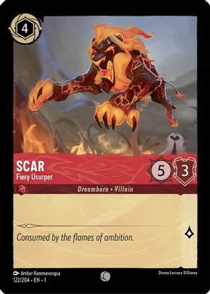 Scar (Fiery Usurper) - 122/204 - Common available at 401 Games Canada