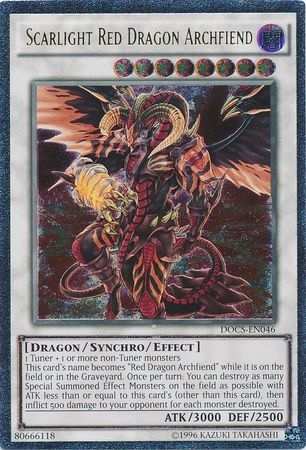 Scarlight Red Dragon Archfiend - DOCS-EN046 - Ultimate Rare - Unlimited available at 401 Games Canada