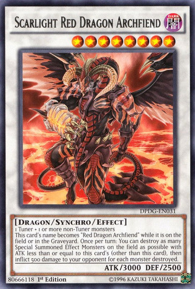 Scarlight Red Dragon Archfiend - DPDG-EN031 - Rare - 1st Edition available at 401 Games Canada