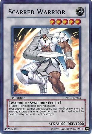 Scarred Warrior - PRC1-EN013 - Super Rare available at 401 Games Canada