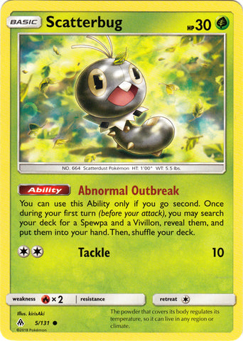 Scatterbug - 5/131 - Common available at 401 Games Canada