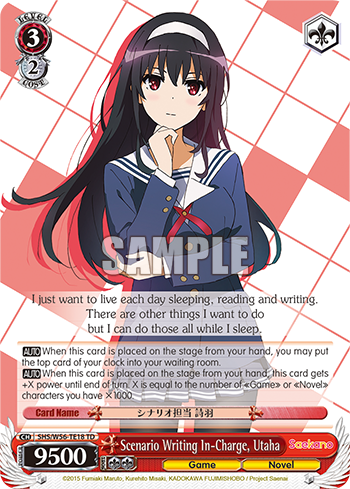 Scenario Writing In-Charge, Utaha - SHS/W56-ETE18 - TD available at 401 Games Canada