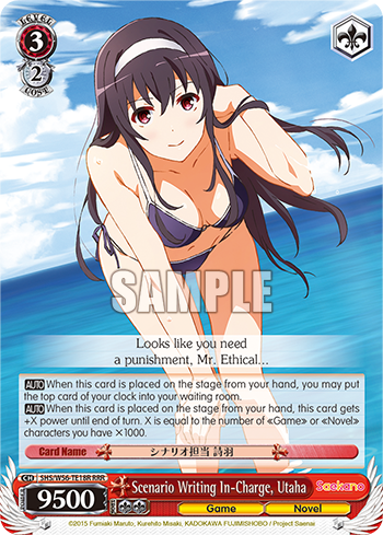 Scenario Writing In-Charge, Utaha - SHS/W56-ETE18R - Triple Rare available at 401 Games Canada