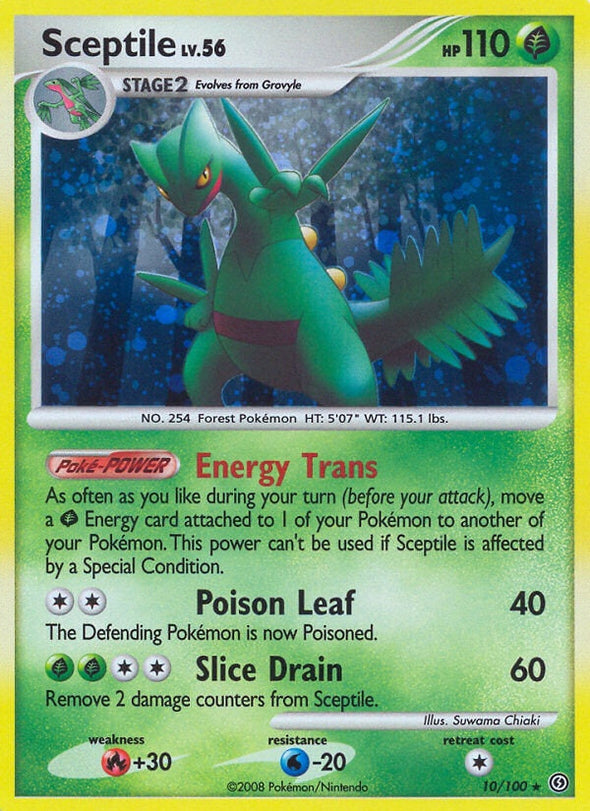 Sceptile - 10/100 - Holo Rare available at 401 Games Canada