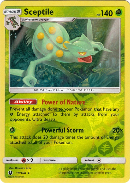 Sceptile - 10/168 - Rare - Reverse Holo available at 401 Games Canada
