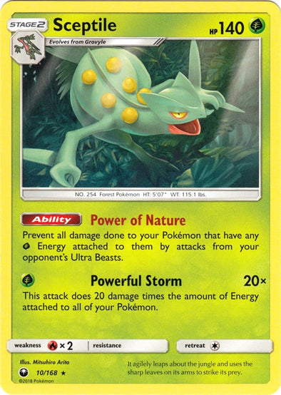 Sceptile - 10/168 - Rare available at 401 Games Canada