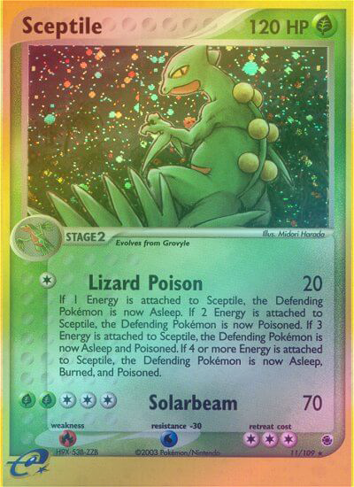 Sceptile - 11/109 - Holo Rare - Reverse Holo available at 401 Games Canada