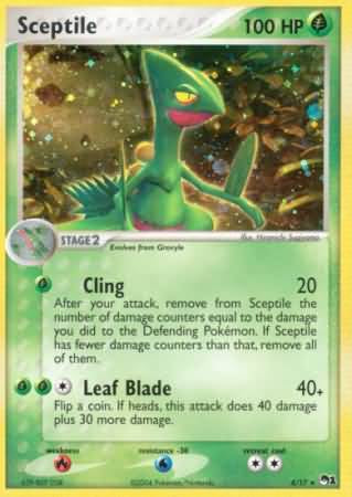 Sceptile - 4/17 - Holo available at 401 Games Canada