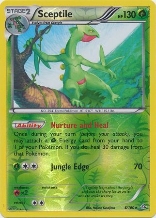 Sceptile - 8/160 - Rare - Reverse Holo available at 401 Games Canada