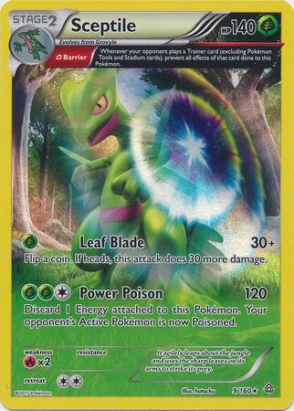 Sceptile - 9/160 - Holo Rare available at 401 Games Canada