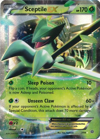 Sceptile EX - 7/98 - Ultra Rare available at 401 Games Canada