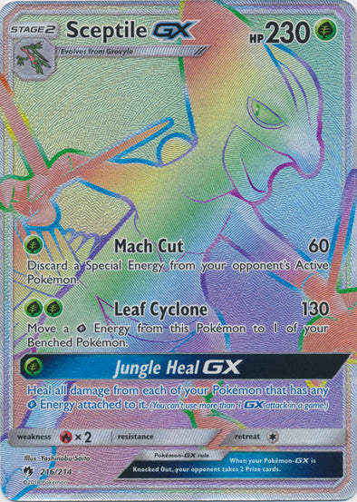 Sceptile GX - 216/214 - Hyper Rare available at 401 Games Canada
