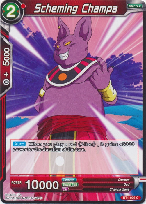 Scheming Champa - BT1-006 - Common available at 401 Games Canada