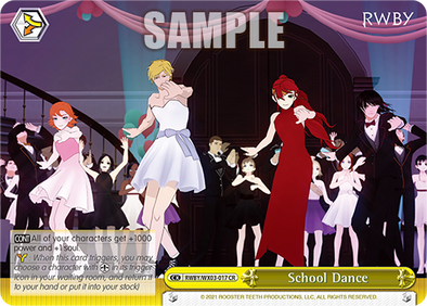 School Dance - RWBY/WX03-E017 - Climax Rare available at 401 Games Canada