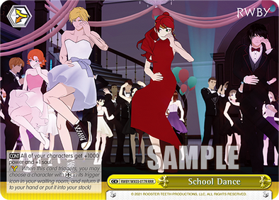 School Dance - RWBY/WX03-E017R - Triple Rare available at 401 Games Canada