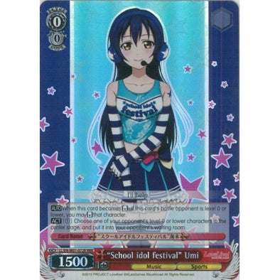 "School idol festival" Umi - LL/EN-W01-072 - Triple Rare available at 401 Games Canada