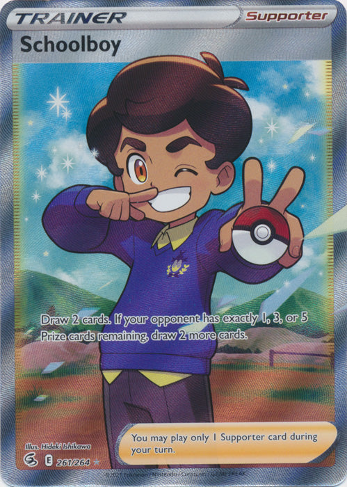 Schoolboy - 261/264 - Full Art Ultra Rare available at 401 Games Canada