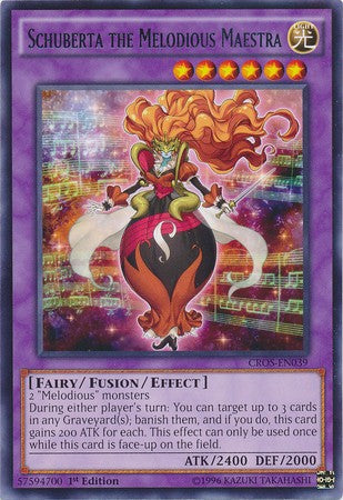 Schuberta the Melodious Maestra - CROS-EN039 - Rare - 1st Edition available at 401 Games Canada