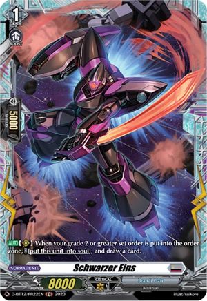 Schwarzer Eins - D-BT12/FR22EN - Frame Rare available at 401 Games Canada