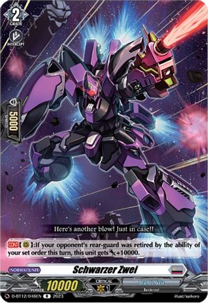 Schwarzer Zwei - D-BT12/046EN - Rare available at 401 Games Canada