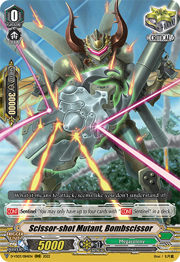 Scissor-shot Mutant, Bombscissor - D-VS03/084 - Triple Rare available at 401 Games Canada