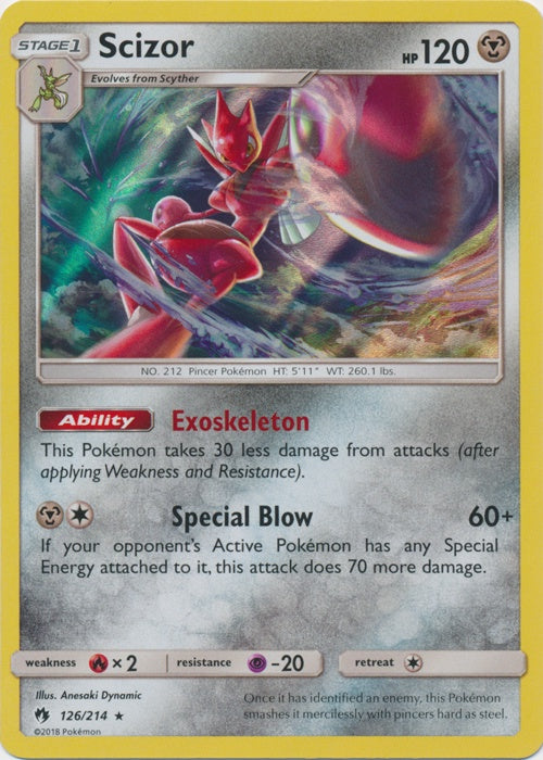 Scizor - 126/214 - Holo Rare available at 401 Games Canada