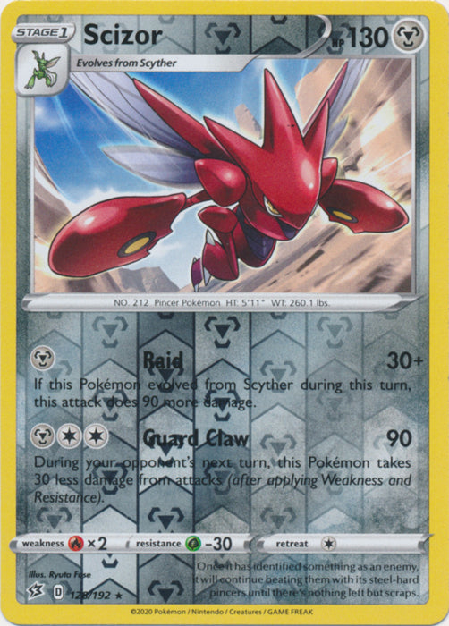 Scizor - 128/192 - Rare - Reverse Holo available at 401 Games Canada