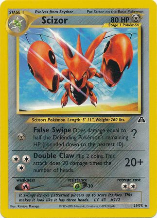 Scizor - 29/75 - Rare - Unlimited available at 401 Games Canada