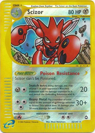 Scizor - 32/147 - Rare - Reverse Holo available at 401 Games Canada