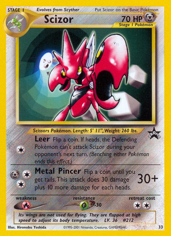 Scizor - 33 - Promo available at 401 Games Canada