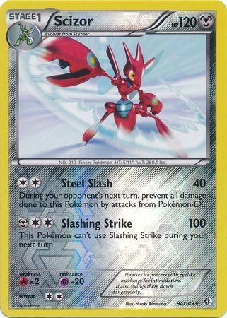 Scizor - 94/149 - Holo Rare - Reverse Holo available at 401 Games Canada