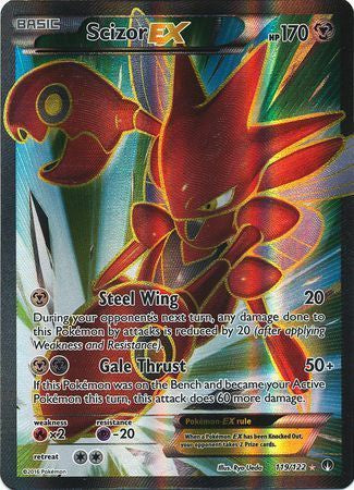 Scizor EX - 119/122 - Full Art Ultra Rare available at 401 Games Canada