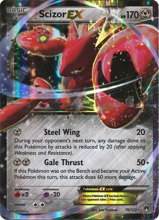 Scizor EX - 76/122 - Ultra Rare available at 401 Games Canada