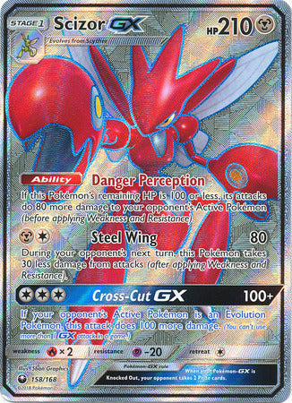 Scizor GX - 158/168 - Full Art Ultra Rare available at 401 Games Canada