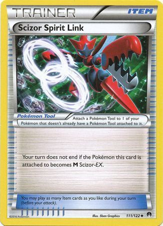 Scizor Spirit Link - 111/122 - Uncommon available at 401 Games Canada