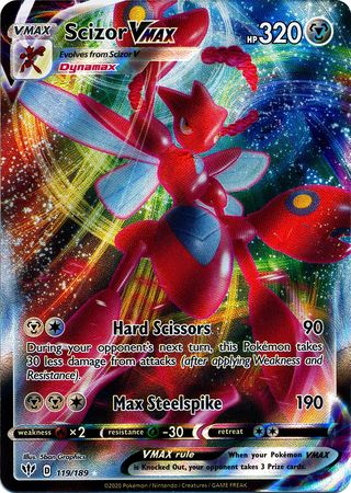 Scizor VMAX - 119/189 - Ultra Rare available at 401 Games Canada