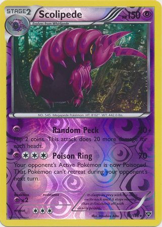 Scolipede - 53/146 - Rare - Reverse Holo available at 401 Games Canada