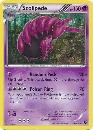 Scolipede - 53/146 - Rare available at 401 Games Canada