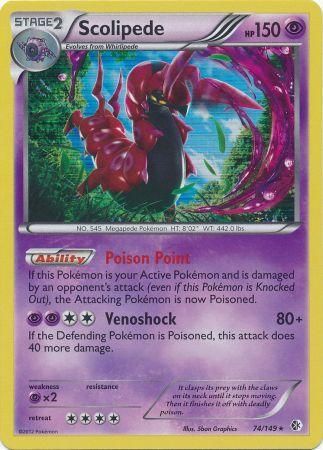 Scolipede - 74/149 - Holo Rare available at 401 Games Canada