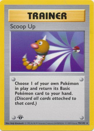 Scoop Up - 78/102 - Rare - 1st Edition available at 401 Games Canada